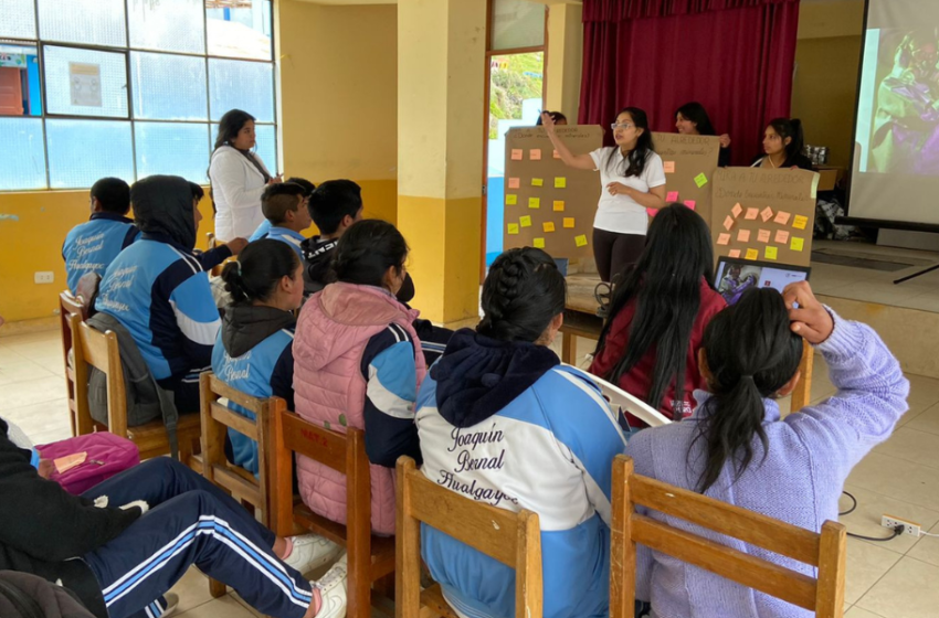  Gold Fields y WiM promueven el interés en estudiantes de Hualgayoc por desarrollar habilidades educativas.