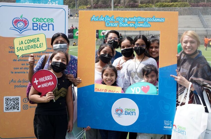 CRECER BIEN LANZA WEB PARA CONTINUAR MEJORANDO LA NUTRICIÓN DE MILES DE NIÑOS EN PERÚ