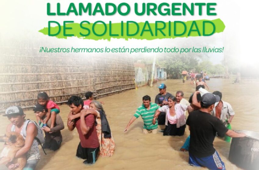 CÁRITAS LIMA SOLICITA DONACIONES PARA AFECTADOS POR LLUVIAS OCASIONADAS POR EL CICLÓN YAKU