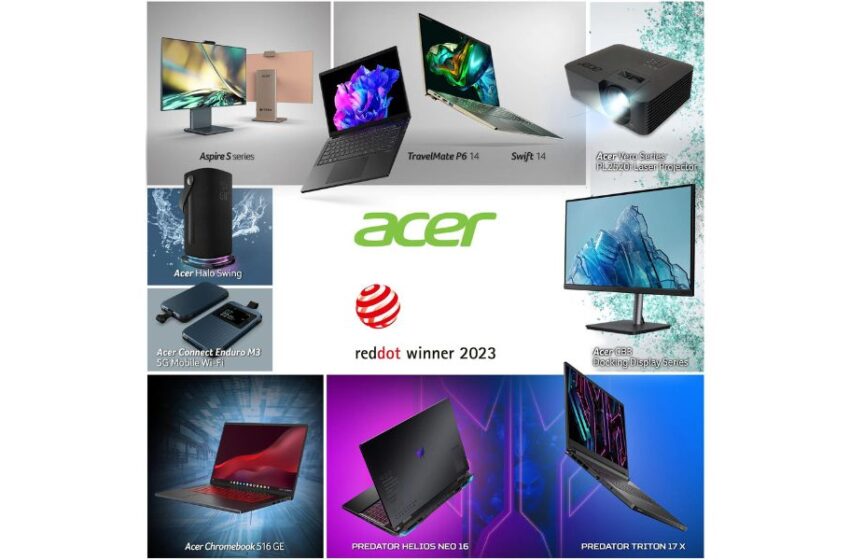 Productos Acer para estilos de vida variados reciben los premios Red Dot a la innovación en diseño