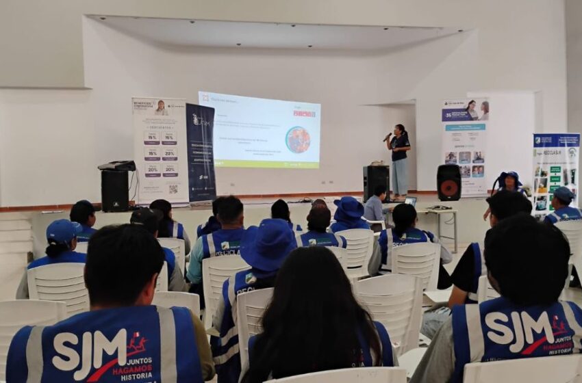 Natura, Avon y Recicla LATAM dieron talleres integrales a recicladores