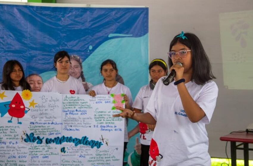 Más de 26 mil escolares ya hablan de menstruación sin vergüenza