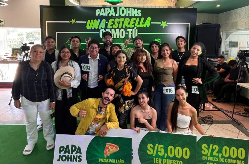 Papa Johns busca una estrella como tú con un espectacular show de talentos en vivo