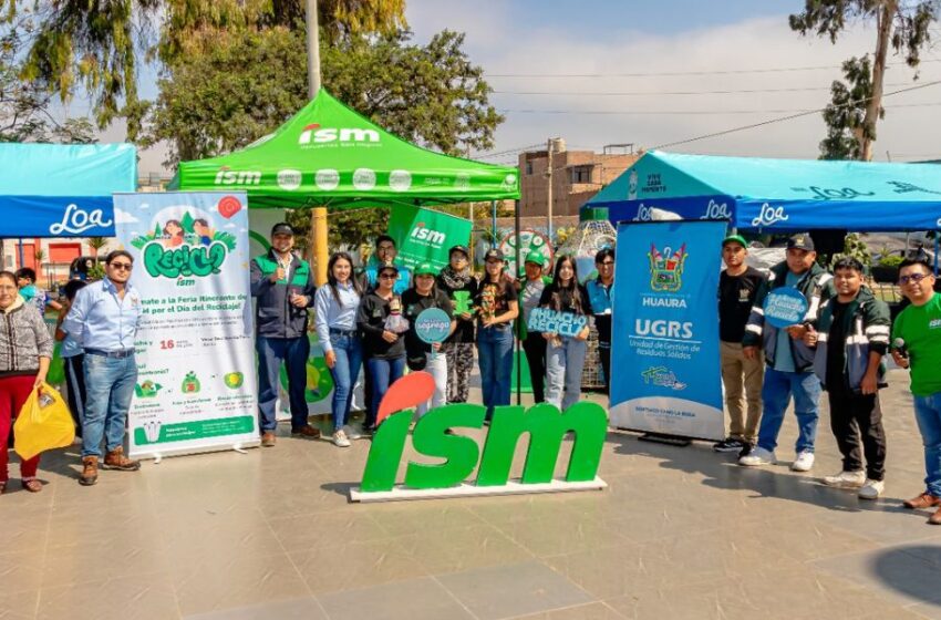 En ferias itinerantes “Recicla con ISM” se recolectó más de dos toneladas de botellas pet