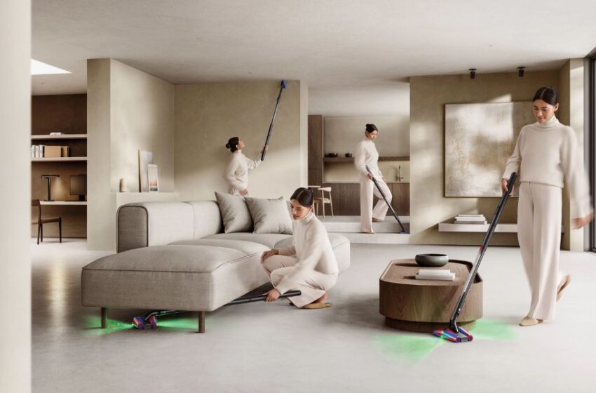 Dyson presenta la aspiradora más delgada del mundo