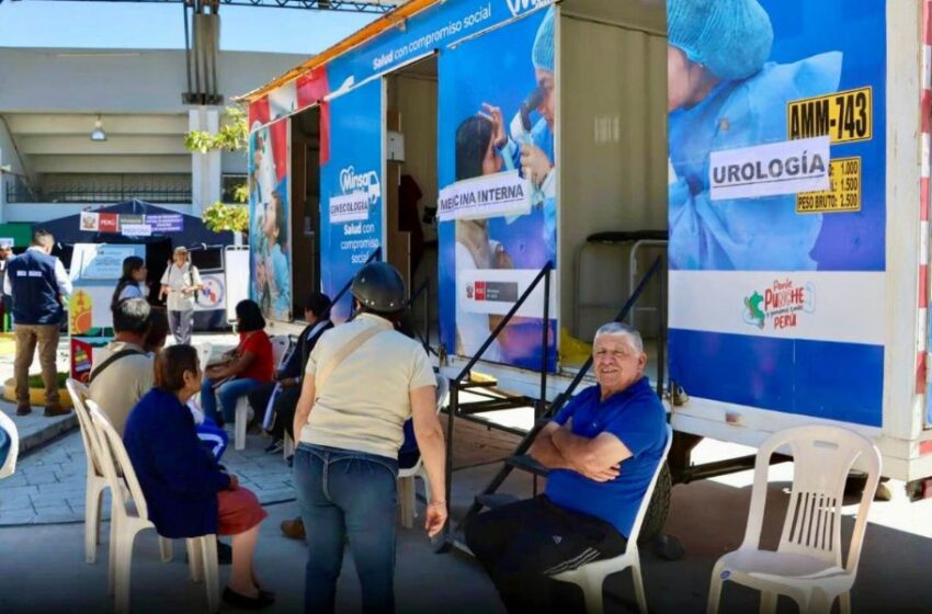 Minsa Móvil brindo atención médica especializada a más de 35 000 personas durante el mes de mayo